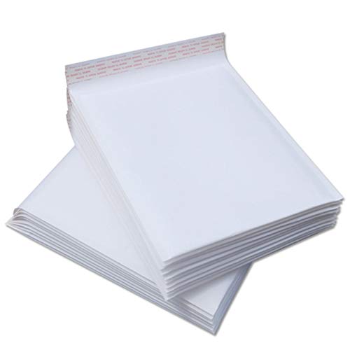 Sxzqjybb Padded envelopes,Bubble envelopes, Postage Bags,Mailing Bags 100pcs White Paper Bubble(11x13cm)