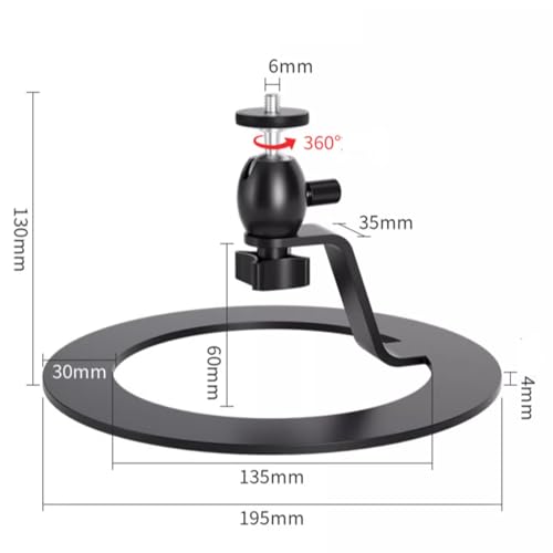 Projector Universal Turning Head Bracket for Projectors Tilting Table Top Bed Head Without Punching Projector Bracket Household Projector Bracket Electronic Equipment for Projection