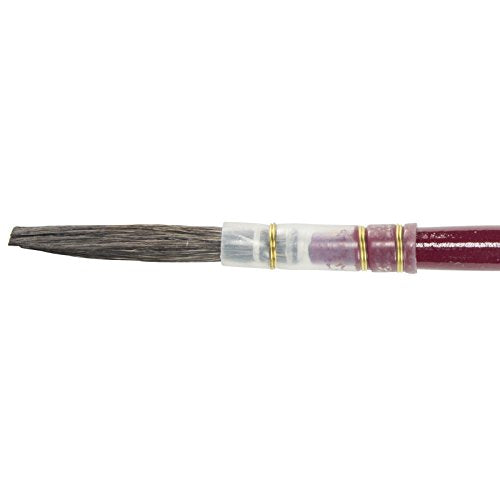 Andrew Mack Brown Kazan Squirrel Hair Lettering Quill Series 179L Size 10