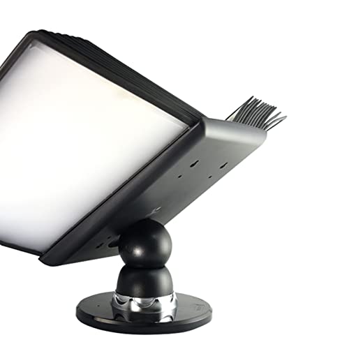 10 and 20- Pocket Desktop Reference and Catalog Display Racks，A4 Paper Flip Flie Folder, Poster Flip Book Display Stand with Easy-Load Pockets and Compact Weighted Base for Maximum Stability