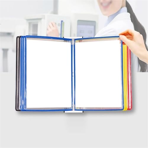 A4 Wall Organiser Board, Catalog Display Rack, Multicolor(Blue)
