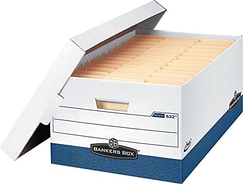 Bankers Box FEL0063201 Presto Storage Box, Legal 15 x 24 x 10, WE, 12/Carton