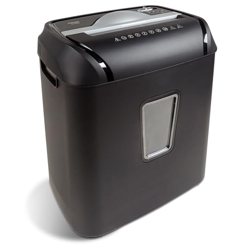 Aurora AU1208XE Anti-Jam 12-Sheet Crosscut Paper/Credit Card Shredder with 4.8 Gallon Wastebasket
