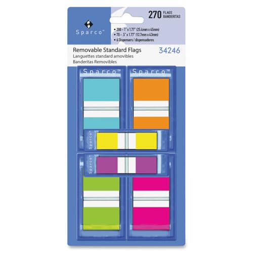 Sparco Assorted Pop-Up Flags Combo Pack (SPR34246)