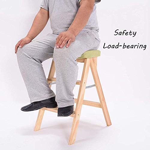 MSHOSAC Foldable 3-Step Ladder Stool, Portable Multi-Functional Kitchen & Office Step Stool, Heavy-Duty Folding Tread, for Easy Access & Comfort