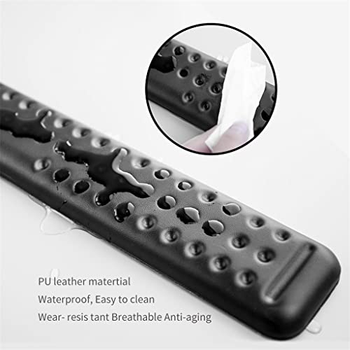 KKIUUUYTGT Keyboard Wrist Rest PU Ergonomic Memory Foam Hand Palm Support for Computer Typing