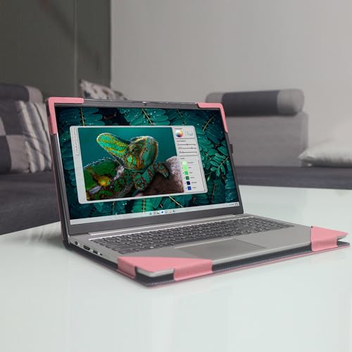 Laptop Case for Dell Inspiron 14 Plus 7440 Laptop (2024) | Inspiron 14 2-in-1 |Inspiron 14 5440 Laptop Detachable Laptop Protective Cover Shell(Pink)