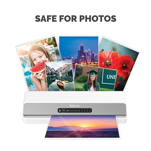 Fellowes Thermal Clear Laminating Pouches, Letter Size Sheets, 5 Mil, 200pk