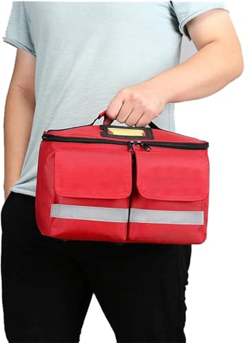 Portable First Aid Bag,High Capacity Family Medicine Kit, Waterproof Travel First Aid Kit,with Detachable Shoulder Strap(Blue)
