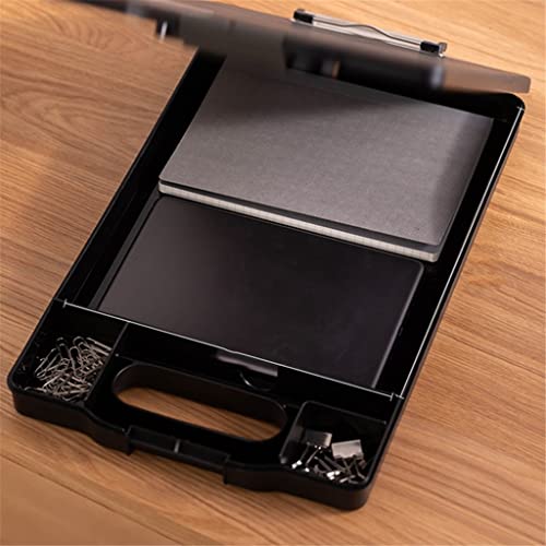 ONMYJFD A4 Plastic Storage Clipboard File Box Case Document File Folders Clipboard Portable Clipboard Storage Case