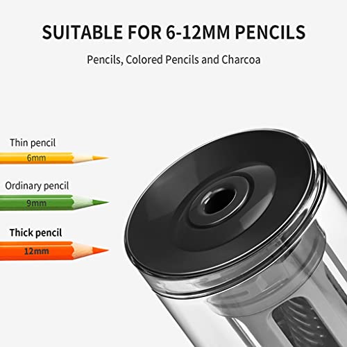 Automatic Electric Pencil Sharpener Large Heavy Duty Colored Pencils Mechanical Stationery