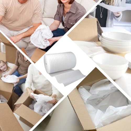 Parts3A Moving Supplies, Foam Wrap Roll 16" Wide x 160' Length