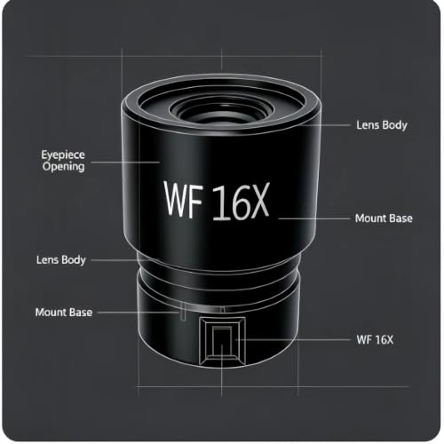 Widefield Microscope Eyepiece Optical Lens Accessory