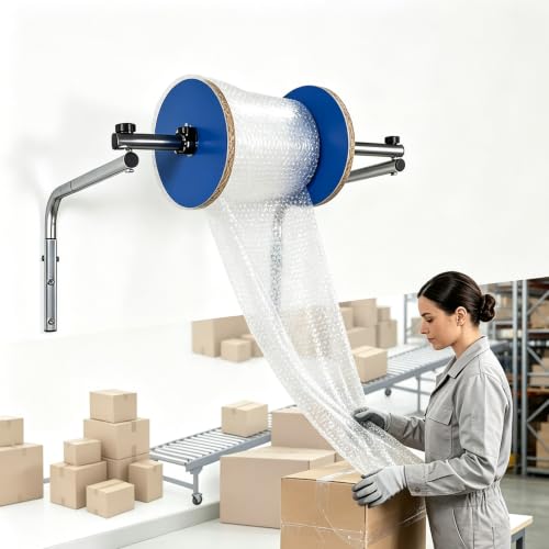 Bubble Wrap Roll Dispenser Stand,Wall Mount Bubble Wrap Roll Holder