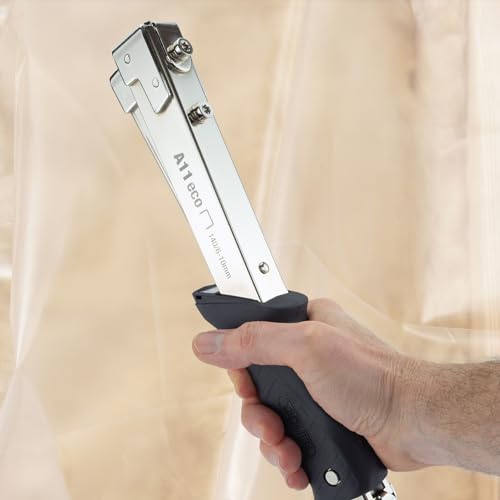 Tacwise 1185 ECO A11 Hammer Tacker with 75.000 Staples Type 140/10mm (T50). Uses Type 140 Staples (T50) , 6-10mm (1/4" - 3/8"). Manual Hammer Stapler Kit for Roofing, Insulation, Floor, Construction