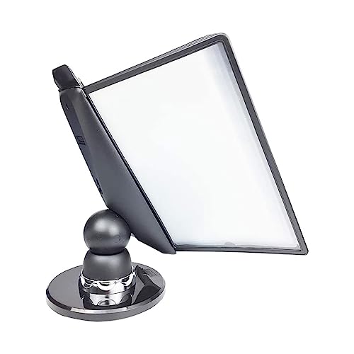 CETEOR Wall Mounted Display File Holder, Catalog Display Rack, File Organizer for Desk, 10 Double-Sided Display Pockets, Adjustable Desk Flip File Holder, for Office Display and Storage A4 Documents