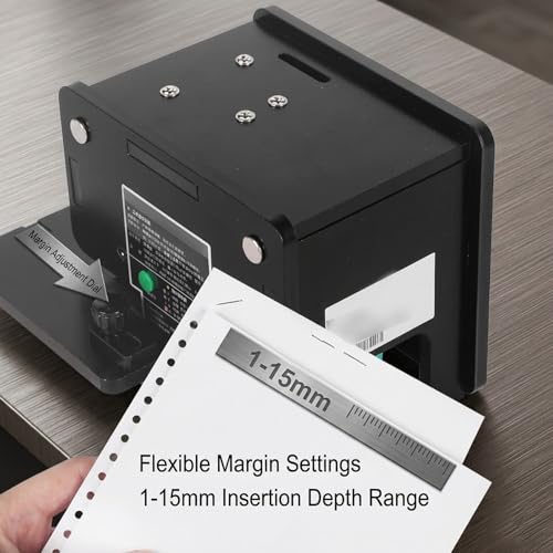 GJOPU Automatic Manual Dual Mode Electric Stapler, Automatic Flat-Clinch Stapler with Anti-Jam, Fast 120 Stitches/Min, 70 Sheets Paper Capacity, Compact, for Efficient Office and School Use