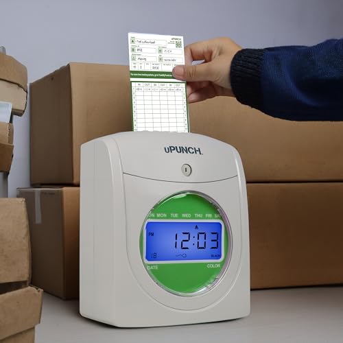 uPunch 300 Time Cards for Green HN3000 AutoAlign Time Clocks (HNTCG1300)