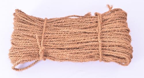Hop Twine for Growing HOP and Other vineries Made from Coconut Fiber Hop Twine for Growing Hops & Vines – 100% Coconut Fiber, 20.5 ft Pre-Cut, 100 Strings per Bundle