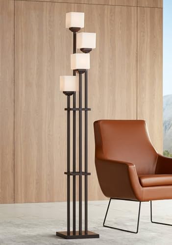 Light Tree 72 1/2" Tall 4-Light Floor Lamp with USB Dimmer