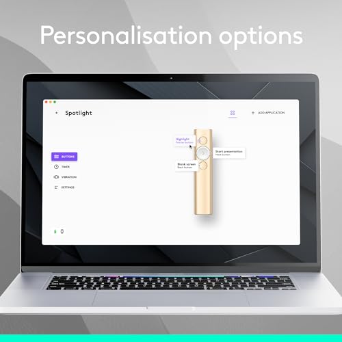 Logitech Spotlight Presentation Remote Universal Wireless - Gold