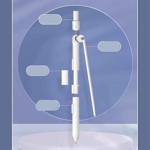 MENGKK Drafting Compasses Pencil Compasses Geometry Maths Drawing Stationery School Mathematics Compasses Mechanical Pencil