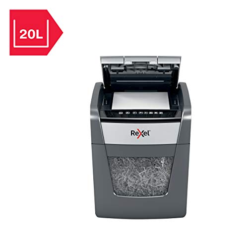 Rexel Optimum Auto Feed+ 45 Sheet Automatic Paper Shredder, Cross Cut, P4