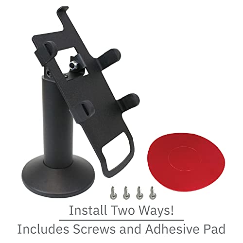 DCCStands First Data FD35 & First Data FD40 Swivel and Tilt Stand with Device to Stand Security Tether Lock, Two Keys 8"