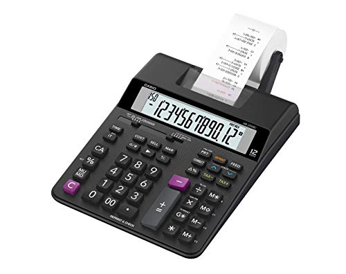 Casio HR-200RC Desktop Printing Calculator, Dual-Color Print