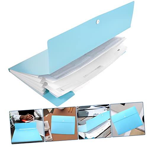 folders, File Folder, 5pcs Portable Organ Bag Expanding Folder Accordion Folder Office Folder Holder Wallet Accordion Organizer Purse Holder Stand Student documents Multi-Layer