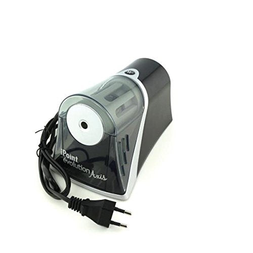 Westcott iPoint Axis E-15510 00 – Electric Pencil Sharpener – Automatic Shut-Off – Grey and Black