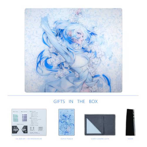 X-Raypad NOD 2mm Slim Glass Mousepad,Ultra-High Precision Mouse Pad with Perfect Speed and Control Capability, Consistent X and Y Glide, Designed for Fps Players with Low DPI Requirements