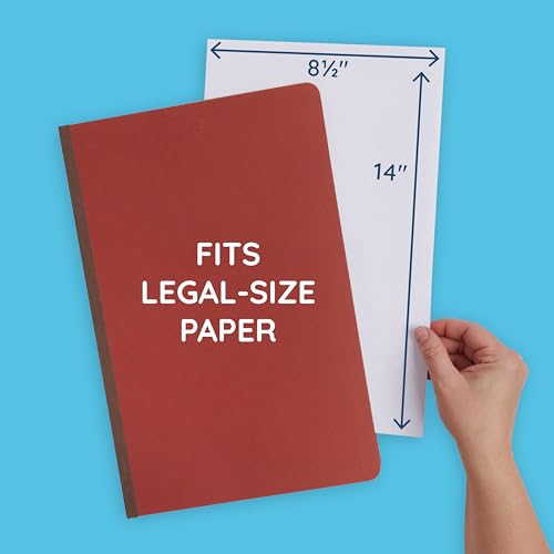 Blue Summit Supplies 30 Brick Red Classification Folders, 2 Divider, Legal