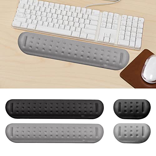 AFPSDLFJDLS Keyboard Wrist Rest Pad Memory Foam Silicone Non-Slip Wrist Rest Pad Ergonomic Mousepad(E)