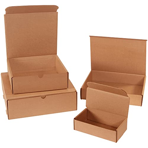 BOX USA BML16124K 16"L x 12"W x 4"H, Kraft (Pack of 50)