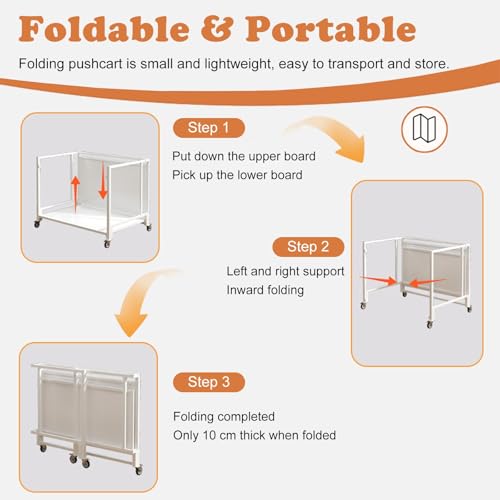 White Vendor Booth Display Stand, 90 100 110 120 CM Wide Portable Metal Market Stall w/Wheels for Outdoor Vending Sale Display, Foldable Retail Concession Stand(35 2/5 x23 3/5 in(90x60CM))
