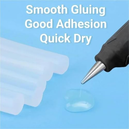 Hot Glue Sticks Transparent Glue Sticks 7/11MM Strong Home DIY(7x190mm,100Ppcs)