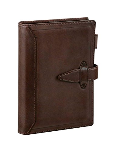 Raymei Fujii DB3014E Personal Organizer, Da Vinci Loroma Classic Bible Dark Brown