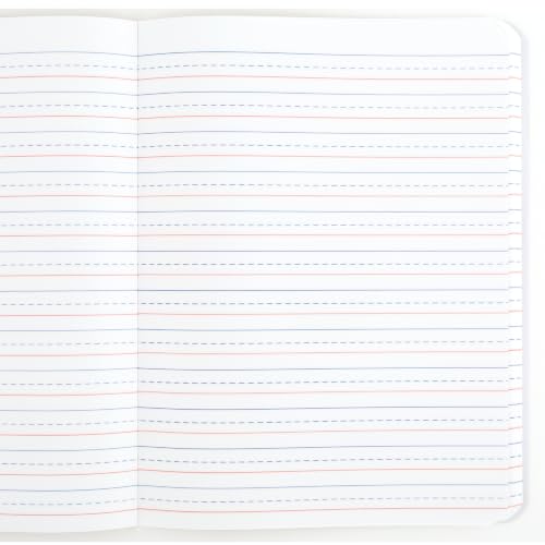 Mead Primary Composition Book, Primary Ruled Journal, Grades K-2, 7-1/2" x 9-3/4", 100 Sheets per Comp Book, Colors Will Vary, 12 Pack (610054-ECM)