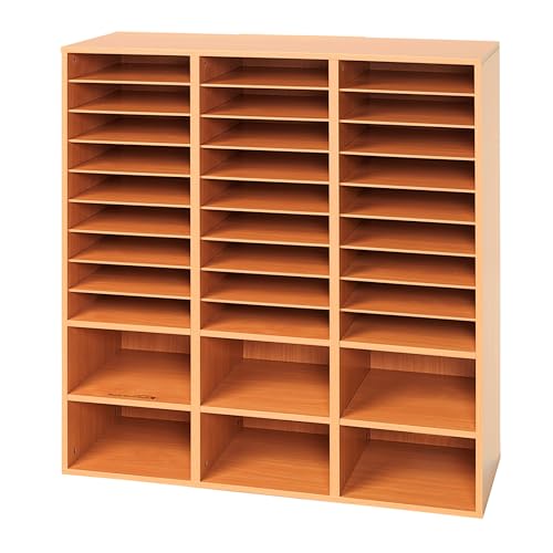 Really Good Stuff 27-Slot Mail Center with 6 Built-in Cubbies