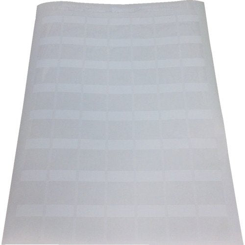 Panduit S100X125YAJ Laser/Inkjet Self-Laminated Label, Polyester, Clear/ White (2,500-Pack)