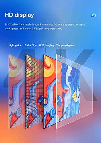 TIANGOU 65 inch Interactive whiteboard, Smart Board, 4K UHD Touch pad, Android 11 System、8G RAM+128G ROM, Built-in high-Definition Camera, for Meetings, Classes and Training