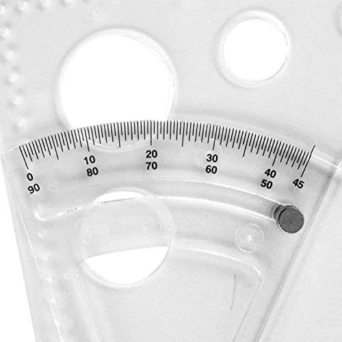 Westcott Adjustable Triangle Scale Set, Easy to Read Markings, for Crafting, Classroom, Back to School, School Supplies, 8-Inch, 10-Pack