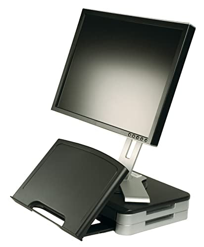 Q-Connect KF10700 Stand/Copyholder for Monitor - Black