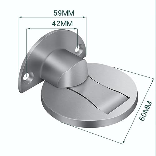Stainless Steel 304 Anti Collision Invisible Silent Non Drilling Door Stop