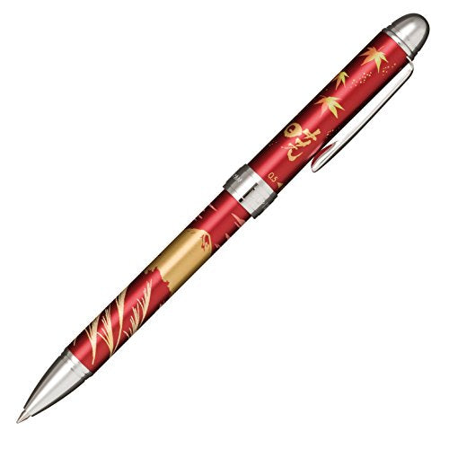Sailor 16-0348-230 Fountain Pen, Multi-Functional Pen, 2 Colors + Sharp Yumi Makie, Mt. Fuji, Autumn