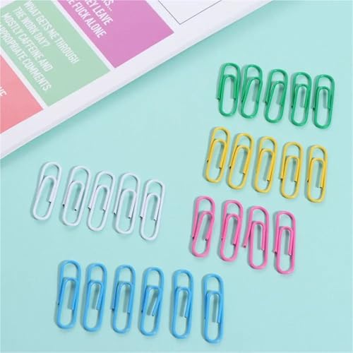3000 Pcs Mini Metal Paper Clips Colored Binder Bookmark Clips for Office School
