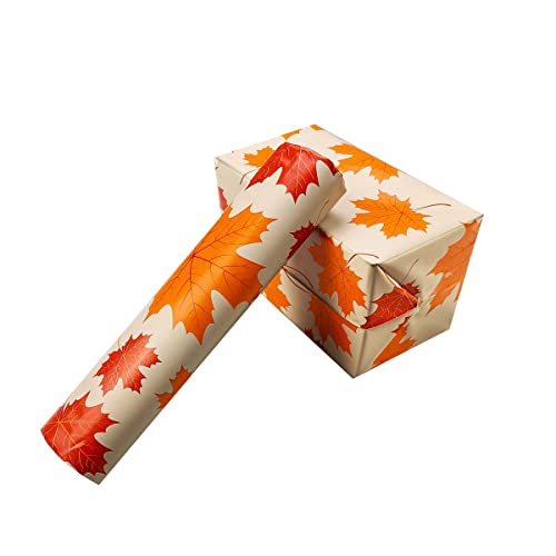 JSEIAJB 50pcs New Mails Bag Maple Leaf Pattern 10 * 13 Inch Courier Bag Mailers Self Seal Plastic Mailing Envelope Bag(32X45cm)