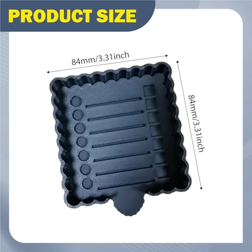 4pcs Sticky Notes Holder with Stencil Desk Organizer for 3x3 Notepads