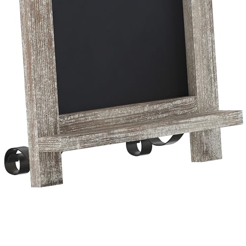 Flash Furniture 9.5x14 Tabletop Magnetic Chalkboard, Weathered, 10-Pack